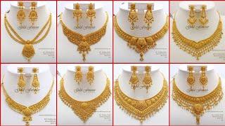 latest gold necklace designs 2023 with price  new gold necklace design with weight 2023