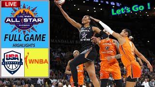 USA vs WNBA All-Star FULL GAME Highlights  July 202024  Womens basketball  WNBA 2024 Season