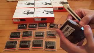 Unboxing 6 DJI Tello EDU + 12 batteries in 3 minutes