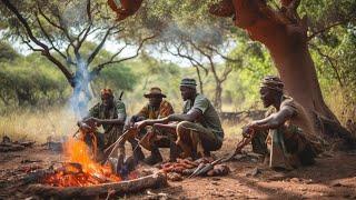 Hadza DocumentaryThe Last True Hunter Gatherers -Culture  Hadzabe Bushmen Smoking  Part 2