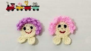 Kolay bebek örgüsü insan ve hayvan figürleri  battaniye yelek süsü easy crochet