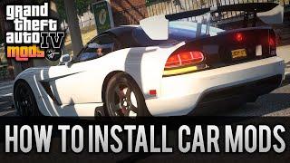 How To Install Car Mods in GTA IV 2024 - GTA 4 Mods Tutorial