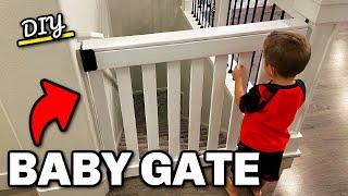 I made a super simple babydog gate.