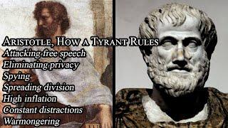 Aristotle How a tyrant rules from the Politics