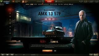 WoT AMX 13 57F 7k gold black market