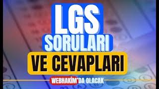 LGS Soruları ve Cevapları 2024