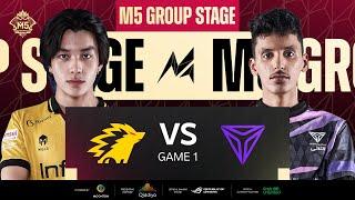 ID M5 Group Stage Hari 4  ONIC VS TRIPLE ESPORTS  GAME 1