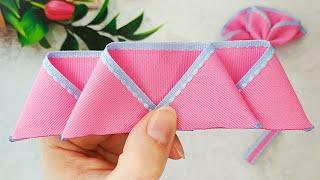 Cuteness & Perfect Ribbon Bows for Hair - Hair Bow making at Home - Hair Bow clip diy #2