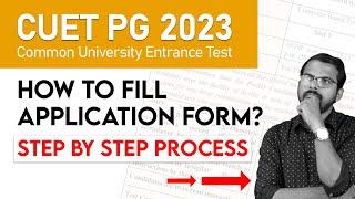 CUET PG 2023  How to fill Application Form  Step by Step process   PEPP Learning App
