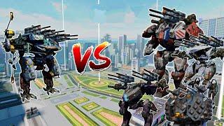 WR Bersagliere VS All Titan Weapon Comparison WAR ROBOTS