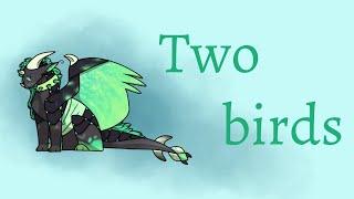 Two birds on a wire  Wof oc PMV