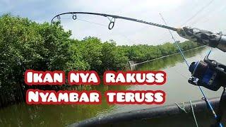 spot idaman mancing di belawan yang paling galak ikan nya