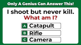 CAN YOU ANSWER THESE 30 TRICKY RIDDLES?  ONLY A GENIUS CAN PASS THIS Riddles Quiz - Part 5