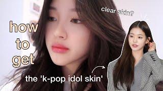 how to achieve the k-pop idol look clear skin and a flawless base makeup