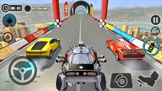 Impossible Car Tracks 3D - Monster Truck Driving Stunts SImulator Multiplayer Mode Android Gameplay