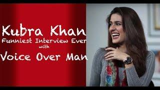 Kubra Khan Funny interview with Voice Over Man  - Episode 3