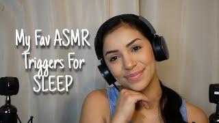 My Fav ASMR Triggers For SLEEP 
