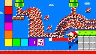 Pattern Palace Mario vs 999 Tiny Marios March Madness - Snake Calamity Maze