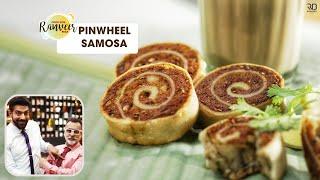 समोसा पिनव्हील्  Samosa Pinwheel by Chef Vineet  क्रिस्पी समोसे  आलू भाकरवड़ी  Chef Ranveer Brar