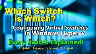 Managing and Configuring Hyper-V Virtual Switches -- Default Internal External and Private