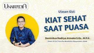 Kiat Sehat Saat Puasa Bersama Dosen Gizi Universitas Airlangga  UNAIRPedia Eps 2