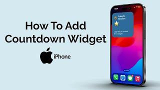 How To Add A Countdown Widget On iPhone?