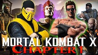 Scorpion Plays MORTAL KOMBAT X Story Mode Chapter 1 Johnny Cage  MKX PARODY