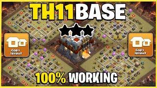 TOP 5 NEW BEST TH11 WAR BASE LINK 2024 TH11 ANTI 2 STAR BASE 2024 TH11 BASE LINK CLASH OF CLANS