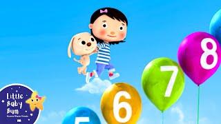 Numbers Song 1-10  Nursery Rhymes for Babies by LittleBabyBum - ABCs and 123s