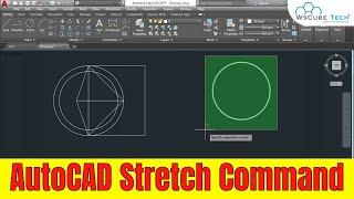 Stretch Tool  How To Stretch Multiple Objects in AutoCAD?  AutoCAD Tutorial