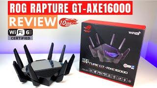 ASUS ROG Rapture GT-AXE16000 WiFi 6E Router Review