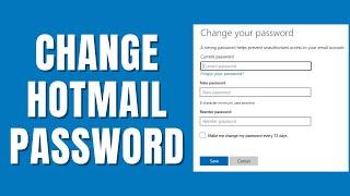 How To Change Your Hotmail Password Without Reset