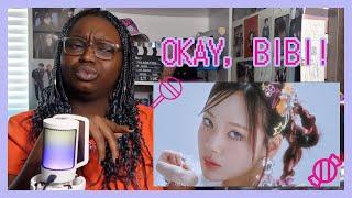 She said what she said  MV BIBI비비 _ Sugar Rush REACTION