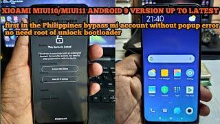 XIAOMI MI ACCOUNT BYPASS ALL MODEL SUPPORT UP TO LATEST MODEL