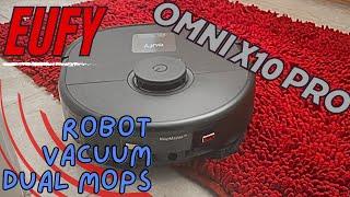 Eufy X10 Pro Omni Robot Vacuum + Dual Mops AI Obstacle Avoidance  Self-Emptying Refilling  Review