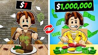 Roblox Family - The Boy Went From $1 To $1000000  How Did He Do It? Roblox Brookhaven RP