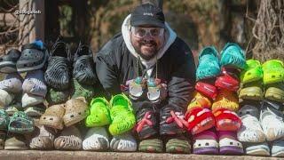 Meet the Croc King who owns over 2000 pairs