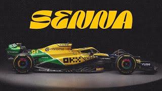 Ayrton Senna Inspired Special Livery  McLarens 2024 Monaco Grand Prix Livery