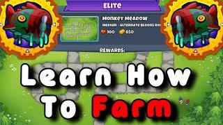 Bloonarius Elite  Learn the Better Farming Strategy  BTD6 Boss Tutorial