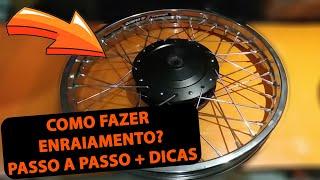 Como Fazer Enraiamento - Roda de Moto Passo a Passo