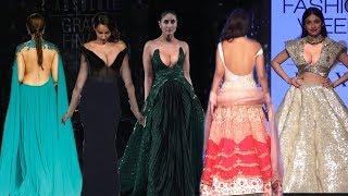 Bollywood Actresses Gorgeous Entry on Ramp Walk @LFW2020  Ileana DCruz Kareena Malaika Nora