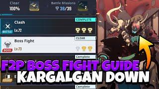 F2P BOSS FIGHT LAST STORY BATTLE GUIDE STORY IS DONE Solo Leveling Arise