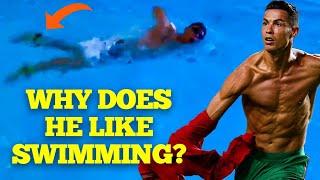 How does Cristiano Ronaldo use Swimming?