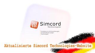 Aktualisierte Simcord Technologies-Website