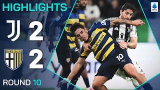 JUVENTUS-PARMA 2-2  HIGHLIGHTS  Bianconeri pegged back in four-goal thriller  Serie A 202425