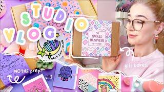 STUDIO VLOG  My FIRST NOTHS Order Designing a Catalogue and Stationery Gift Boxes
