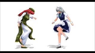 Touhou MMD -  Sakuya & Meiling Dance