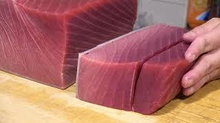 300kg huge bluefin tuna exquisitely cut and cooked