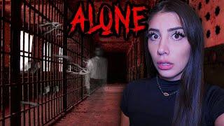 TRAPPED INSIDE HAUNTED PRISON ALONE SCARY