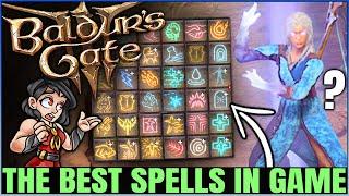 Baldurs Gate 3 - The 10 MOST POWERFUL Spells You NEED to Use - Skill Guide Best Class & More